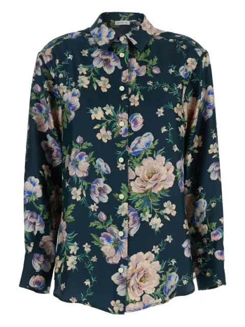 MANTERO 1902 floral-print button-down shirt