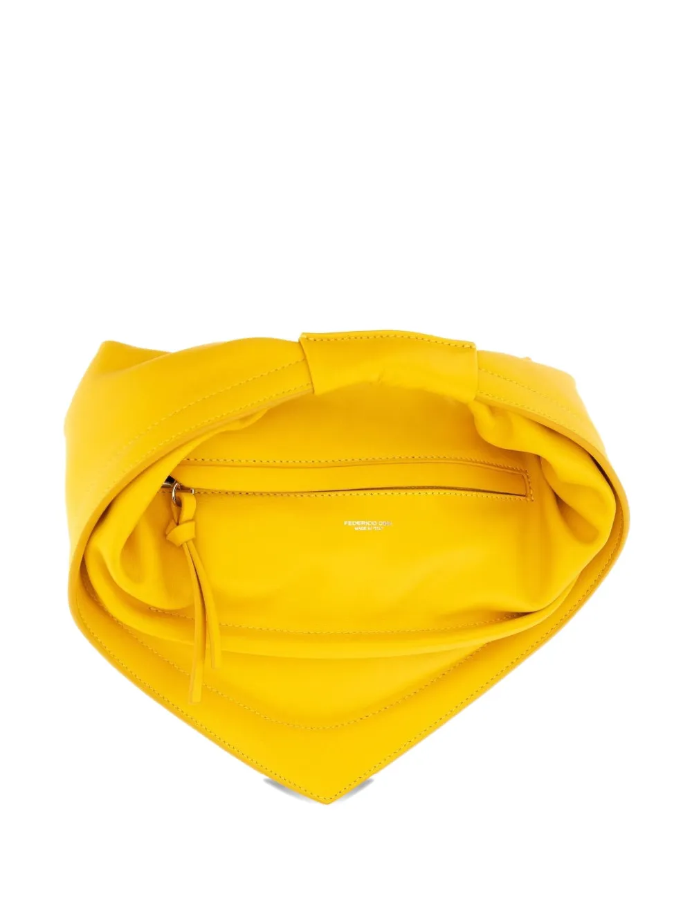 Federico Cina Versatile Tote Bag Top Handle In Yellow