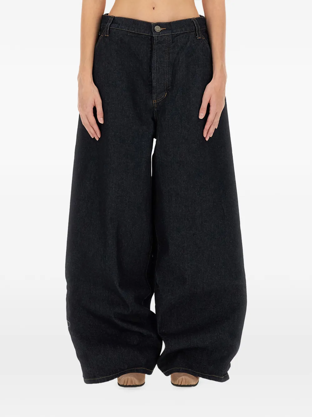 Uma Wang wide-leg trousers - Blauw