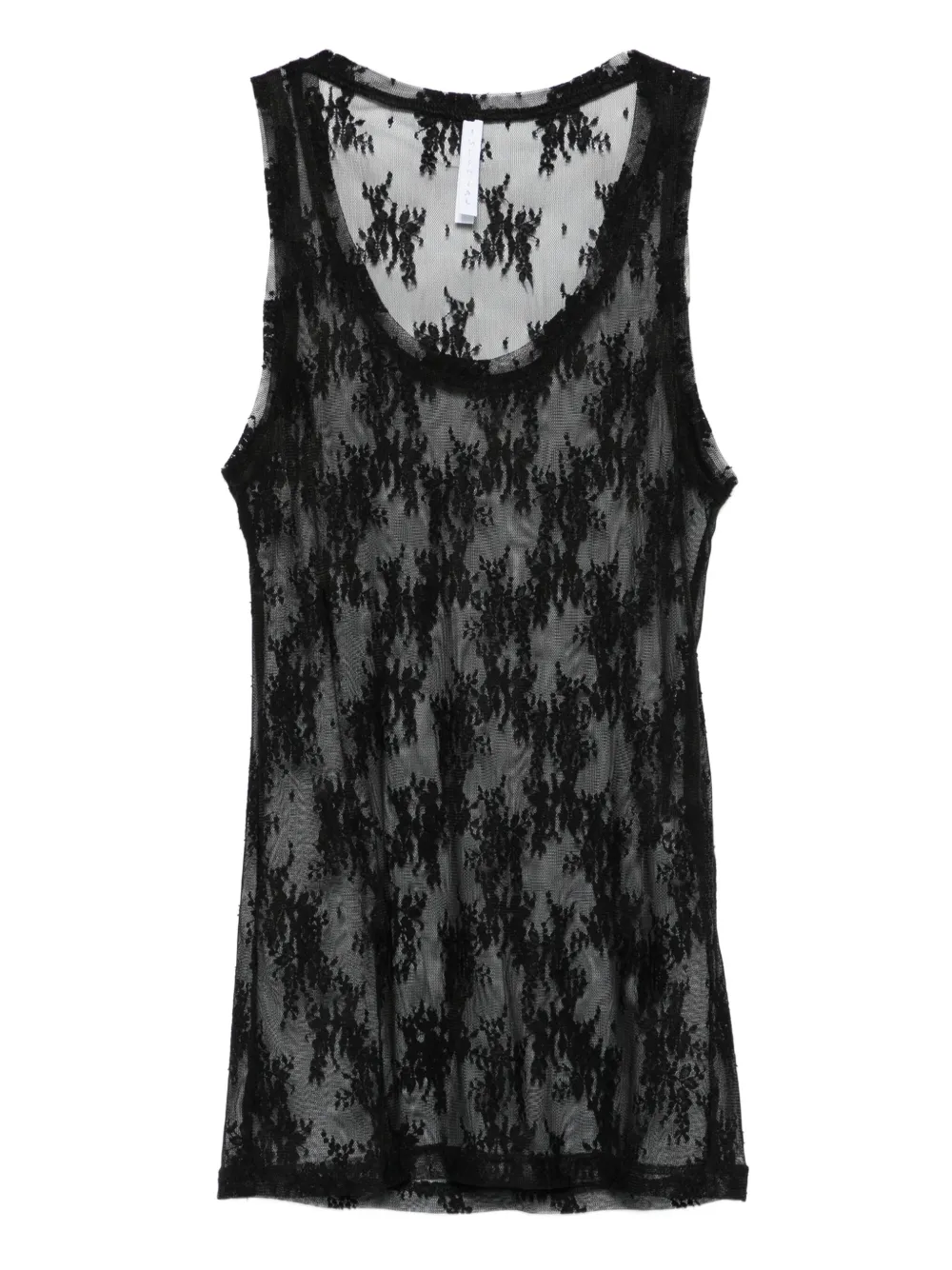 IMPERIAL lace tank top | Black | Image 1