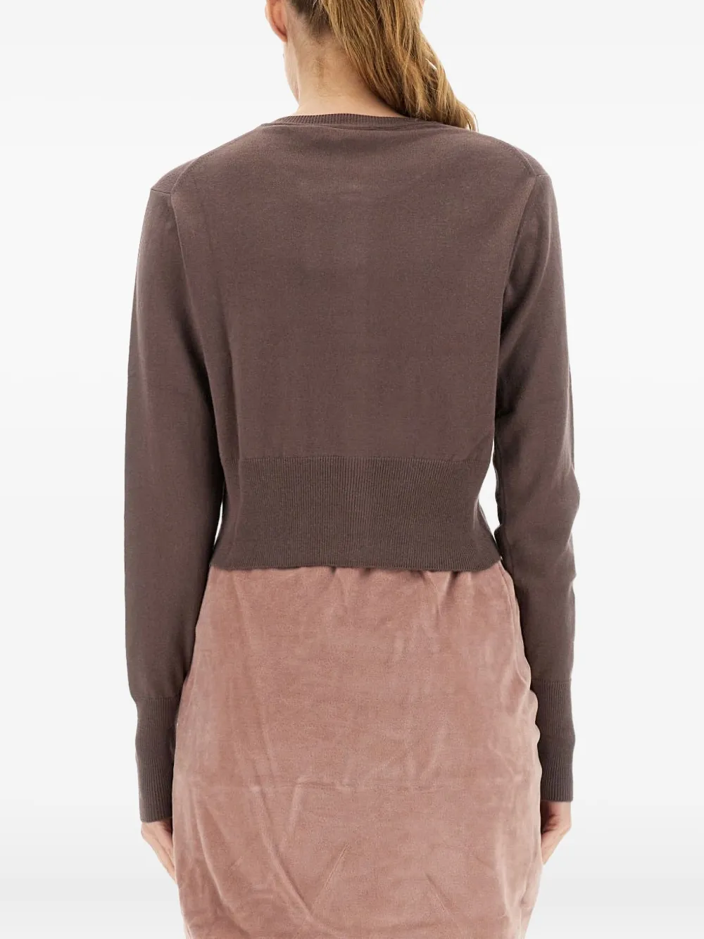 Vivienne Westwood Bea vest met knoopsluiting en logo Bruin