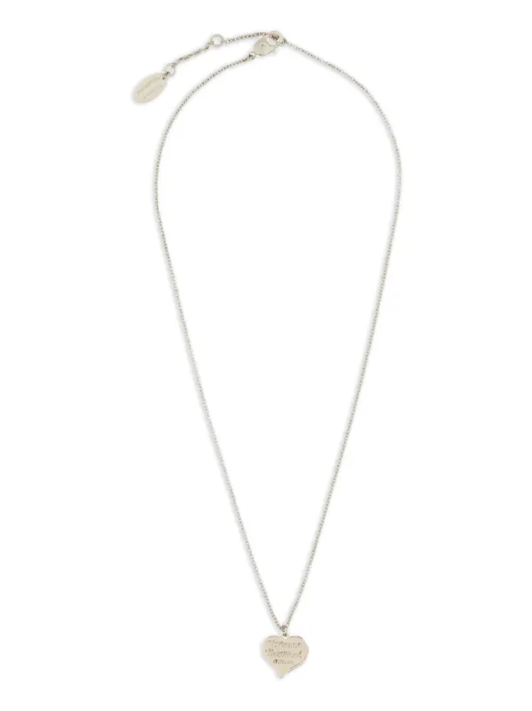 Vivienne Westwood ハートペンダント ネックレス | シルバートーン