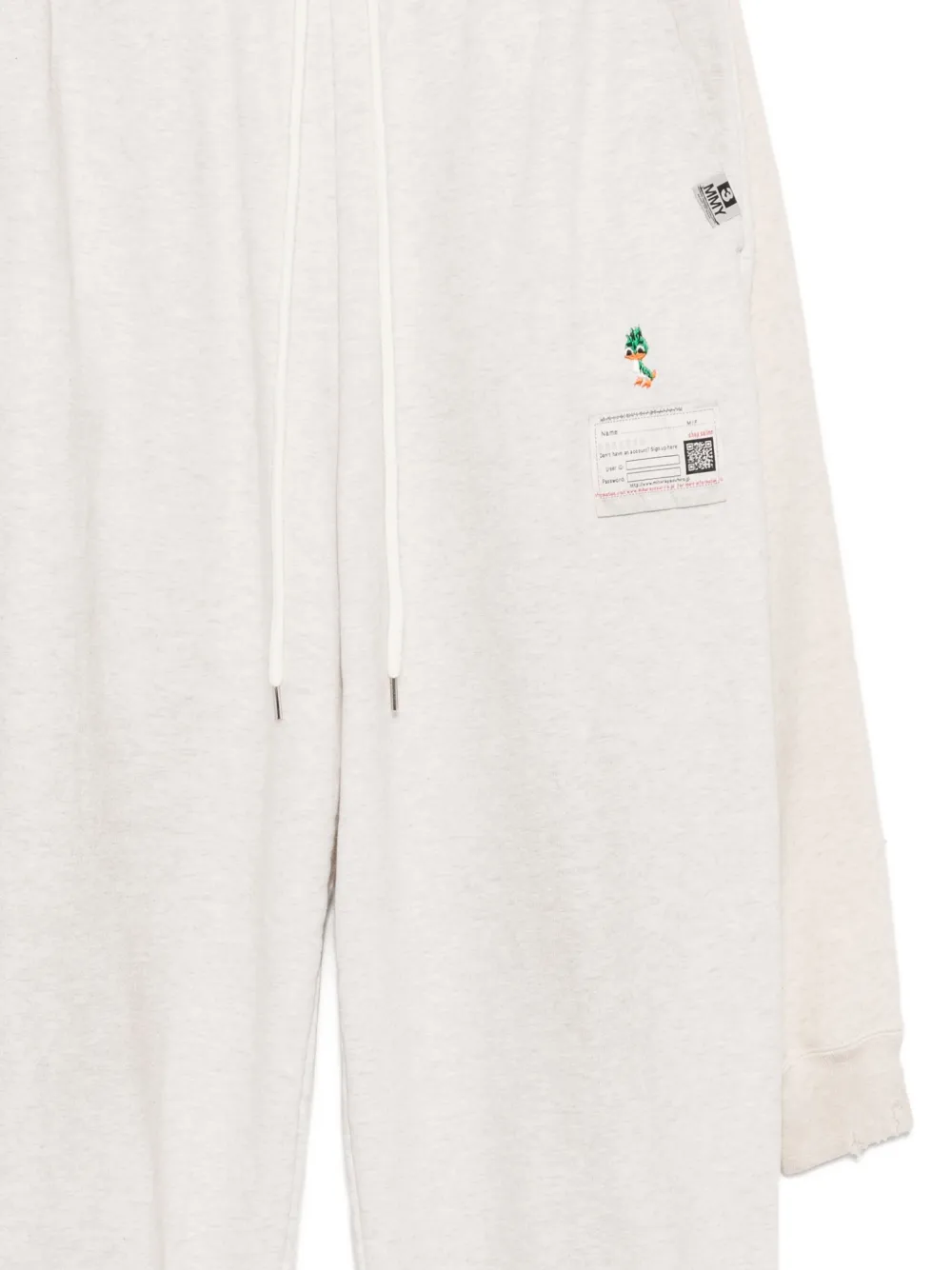 Maison MIHARA YASUHIRO Gelaagde trainingsbroek Grijs