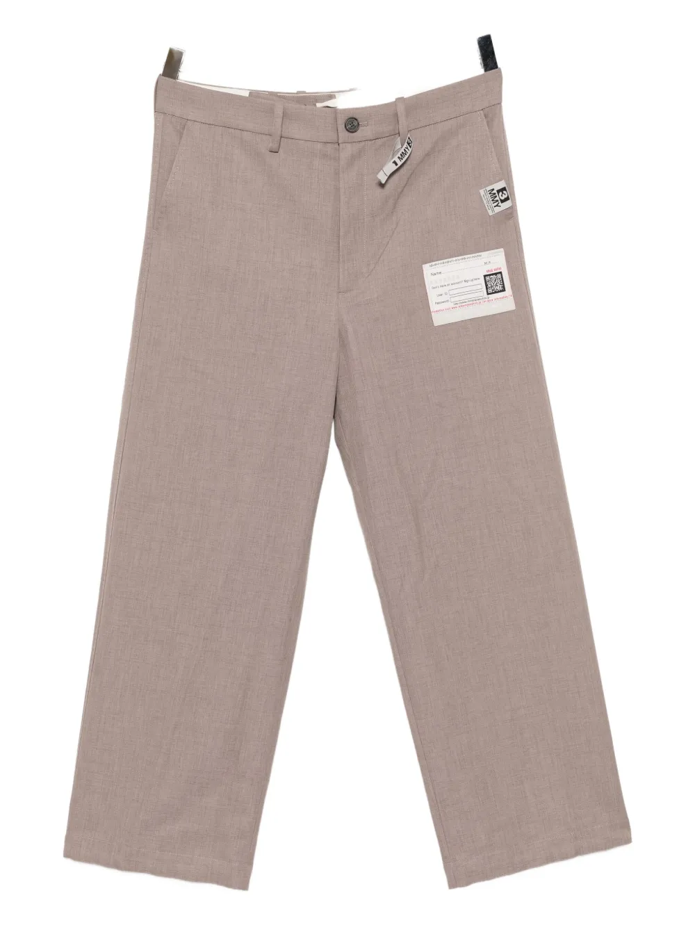 Maison MIHARA YASUHIRO Pantaloni a strati - Toni neutri