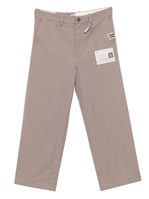 Maison MIHARA YASUHIRO layered trousers 