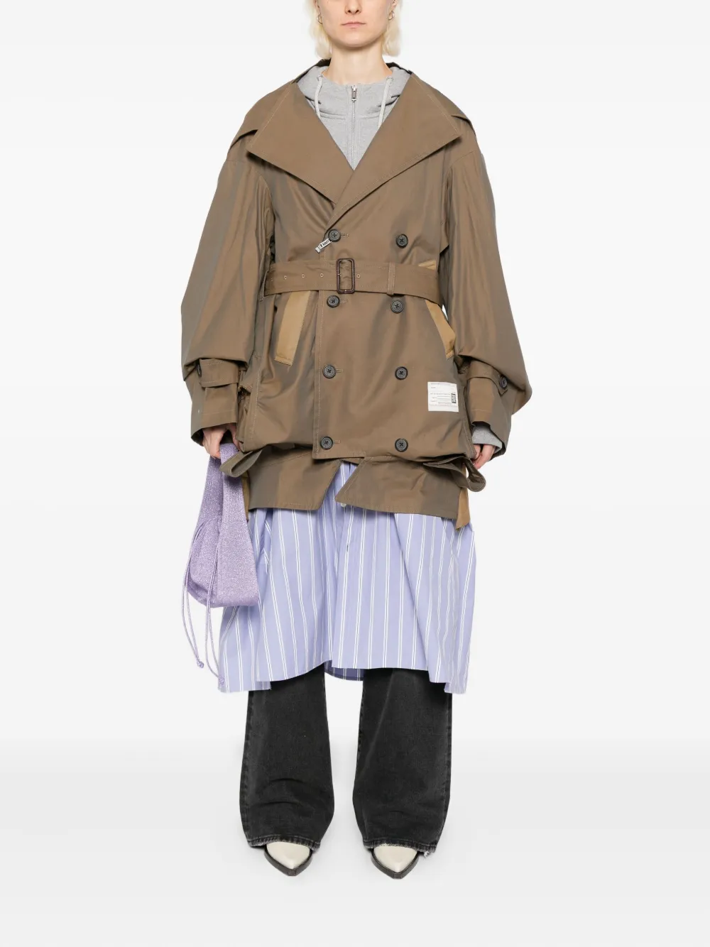 Maison MIHARA YASUHIRO Upside Down trench coat | Double Breasted & Peacoats | Image 2