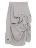 Maison MIHARA YASUHIRO Transformed skirt - Grey
