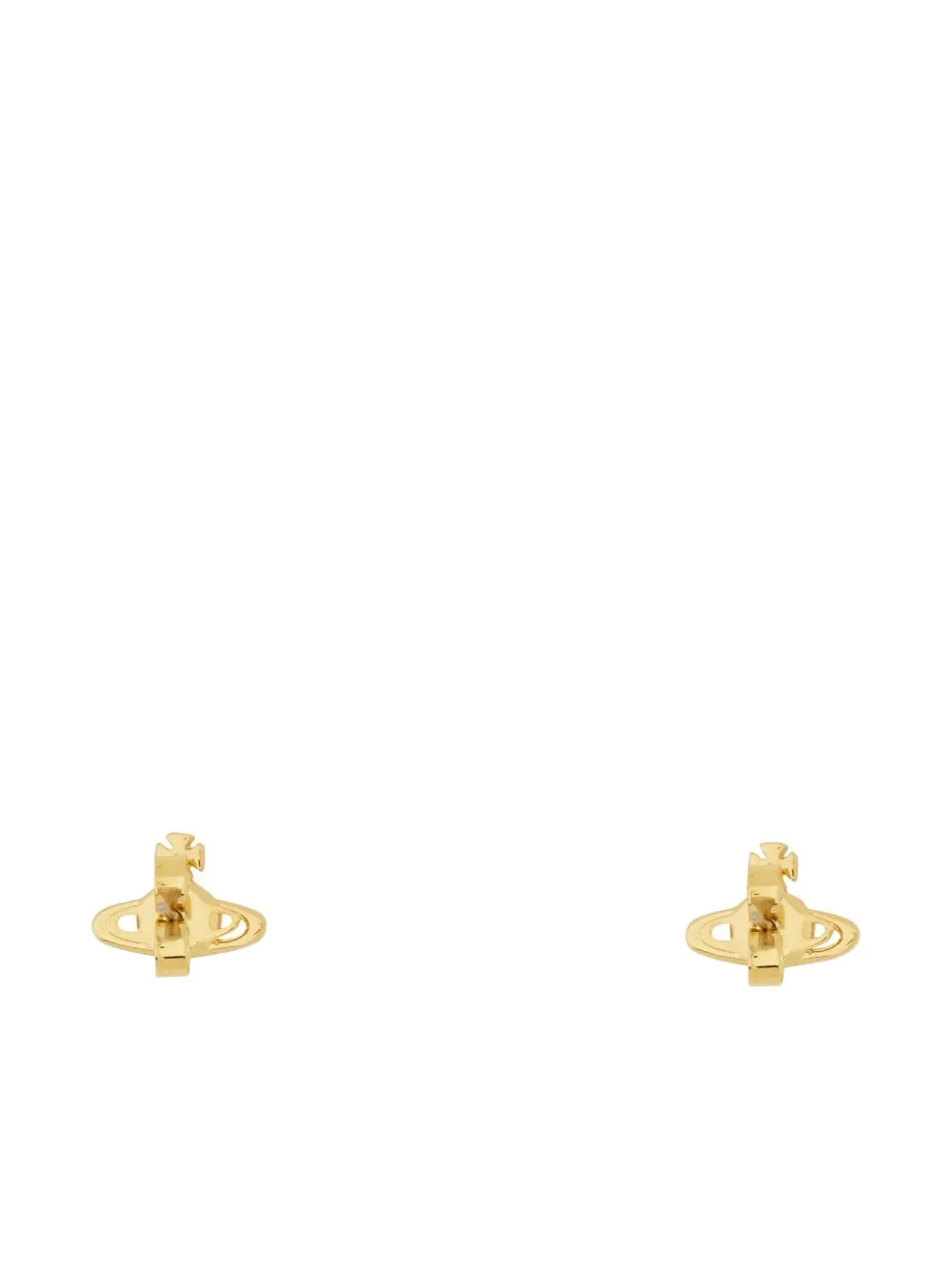 Vivienne Westwood Orb Stud Earrings In Gold