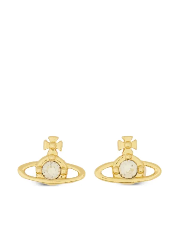 Vivienne Westwood Nano Solitaire オーブ クリスタル ピアス