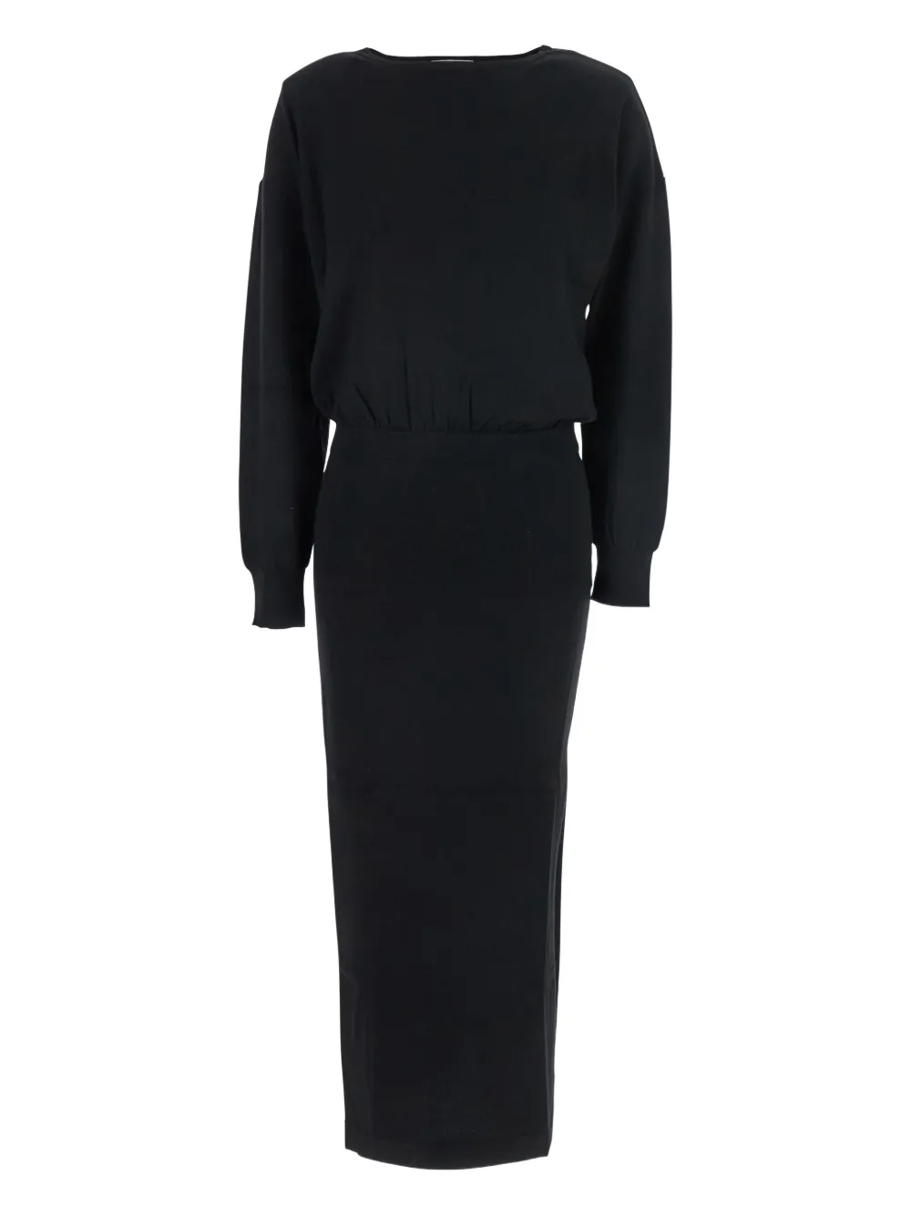 P.A.R.O.S.H. long-sleeve maxi dress | Black | Image 1