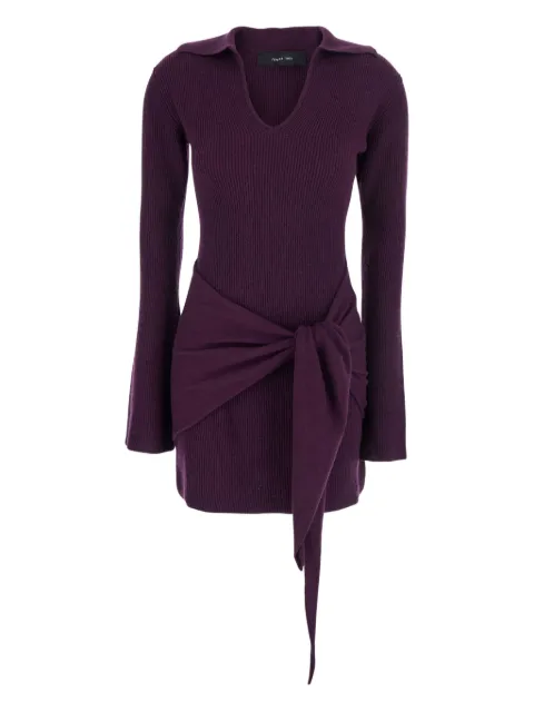 Federica Tosi ribbed tie-front dress