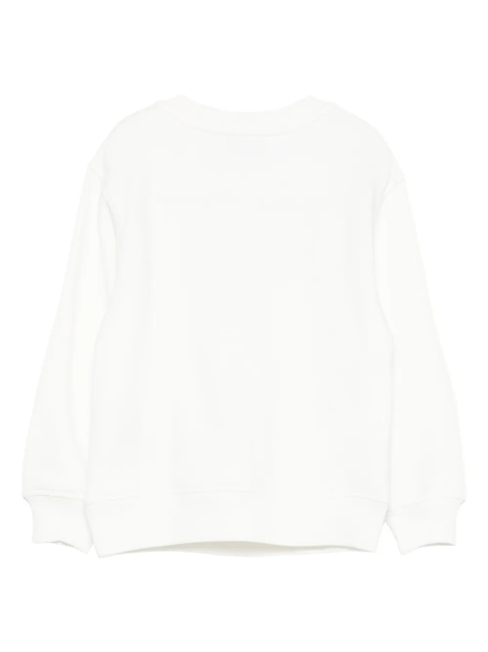 Moschino Logo-print Sweatshirt In Neutral