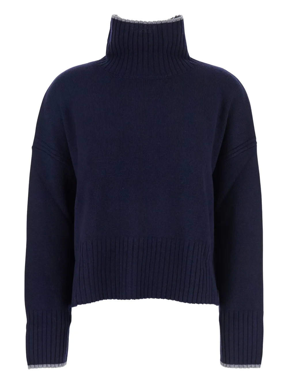 PINKO merino-wool high-neck sweater | Blue | Image 1