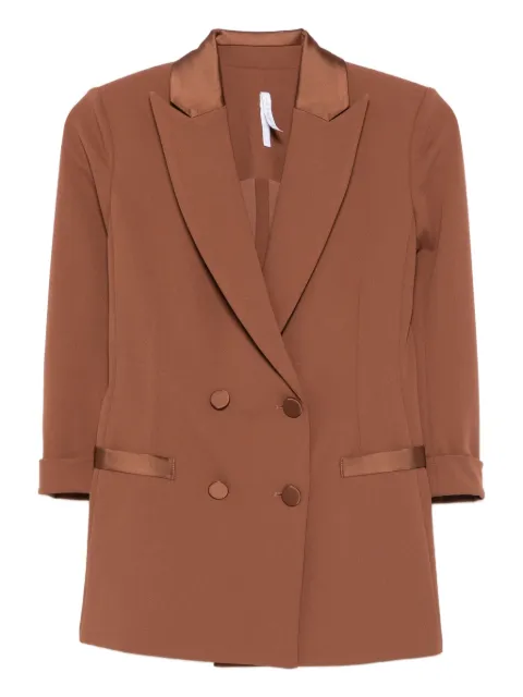 IMPERIAL satin-lapel double-breasted blazer