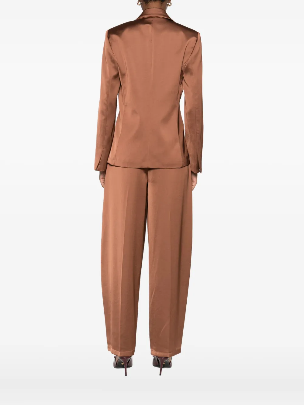 Imperial Single-button Welt-pockets Jacket In Brown