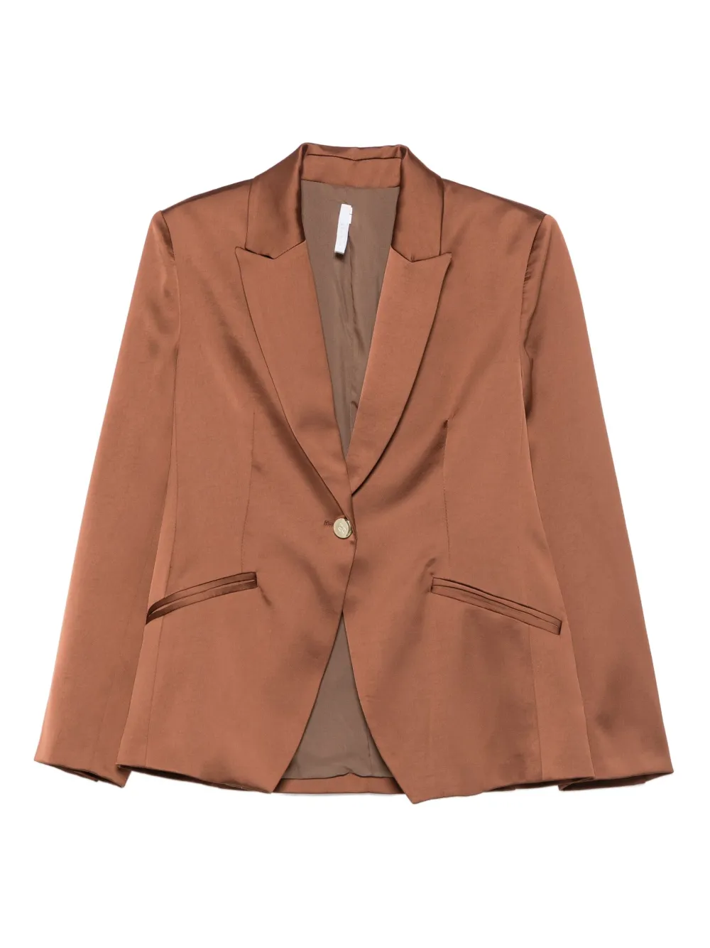 IMPERIAL single-button welt-pockets jacket | Brown | Image 1