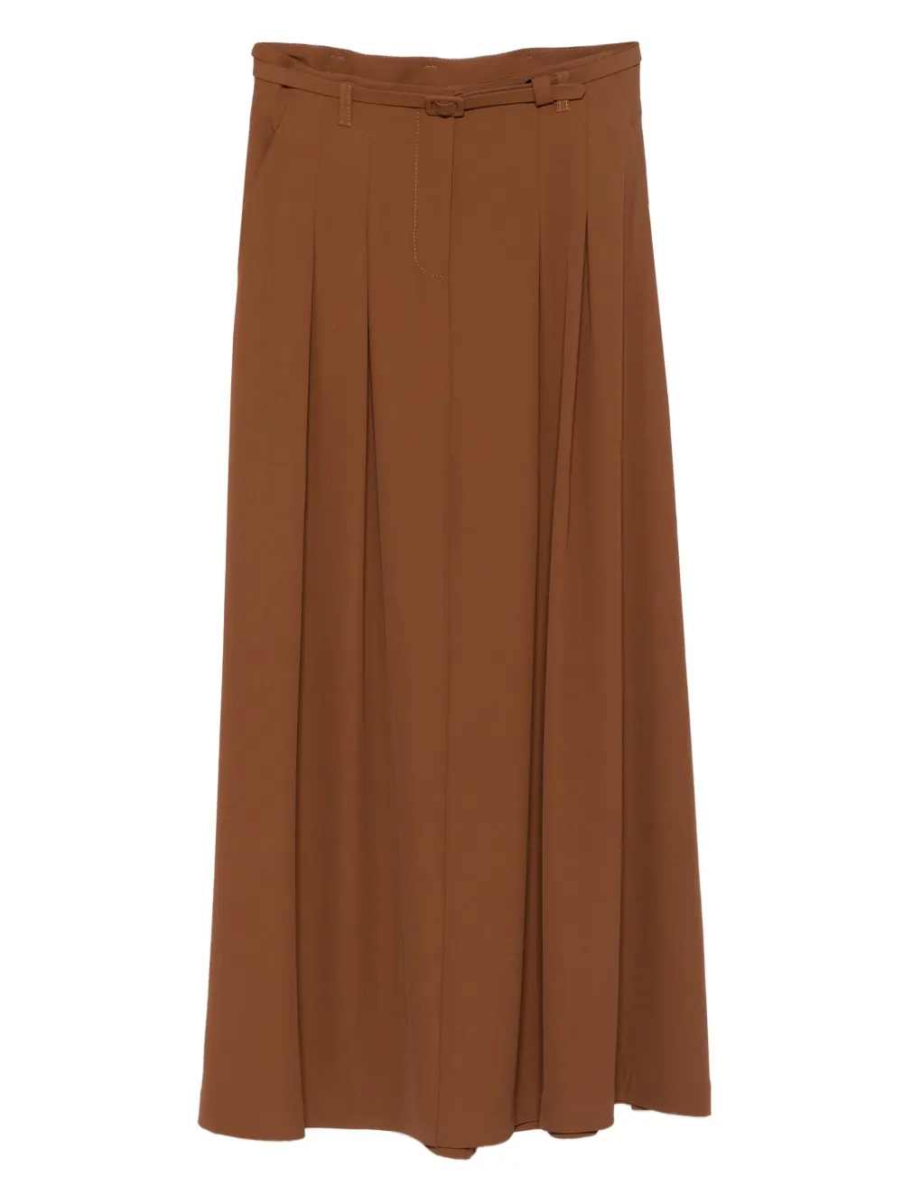 IMPERIAL pleated belted trousers | Brown | Image 1