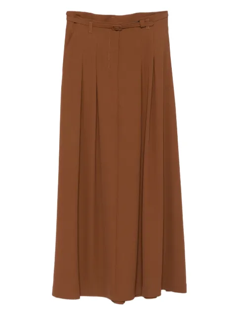 IMPERIAL pleated belted trousers