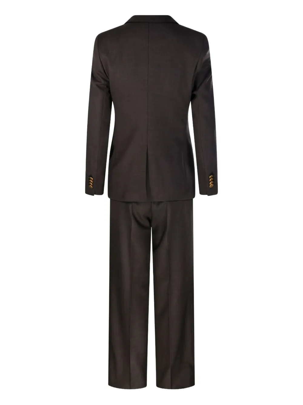 Tagliatore Double-breasted Button Suit In Gray