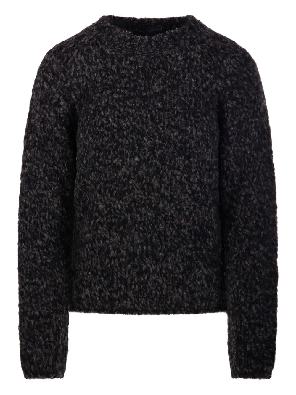 Fabrizio Del Carlo speckled-effect wool sweater | Black | Image 1