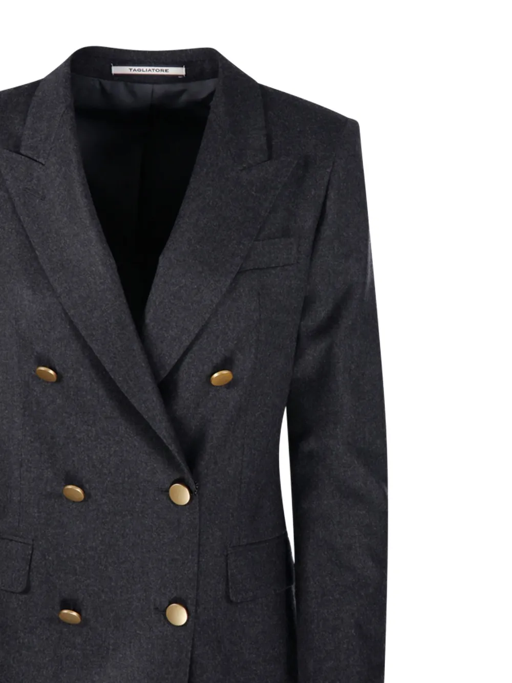 Tagliatore Double-breasted Button Suit In Blue
