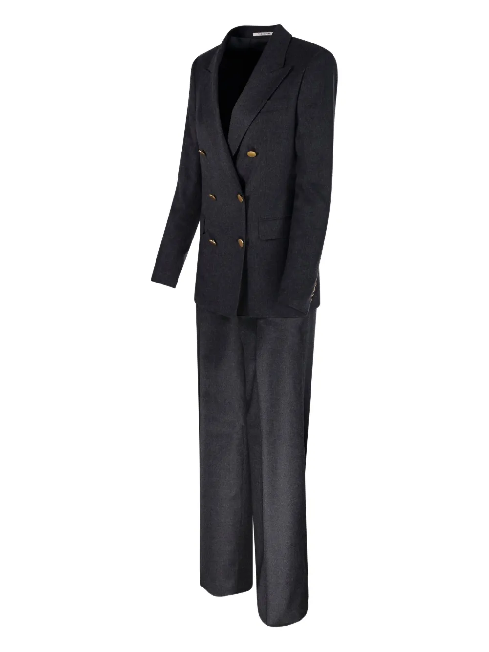 Tagliatore Double-breasted Button Suit In Blue