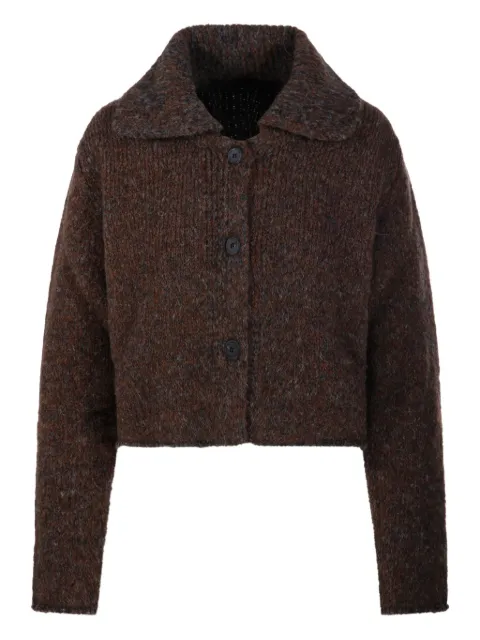 Fabrizio Del Carlo button-front collar cardigan