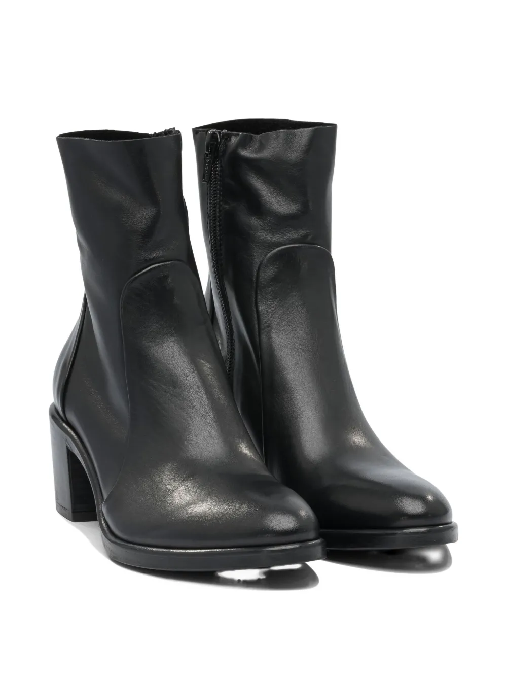 strategia shoes block-heel boots Black