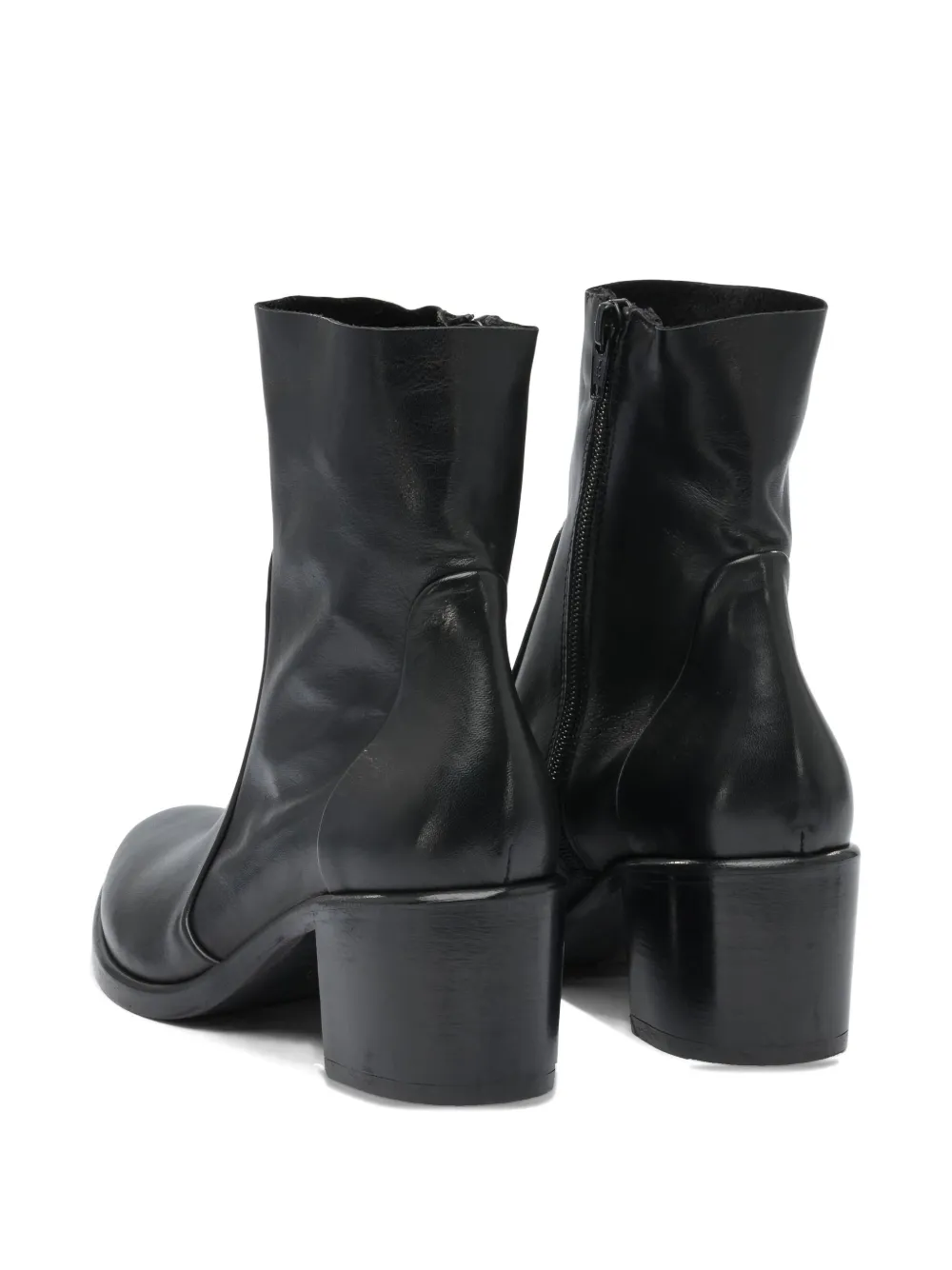 strategia shoes block-heel boots Black