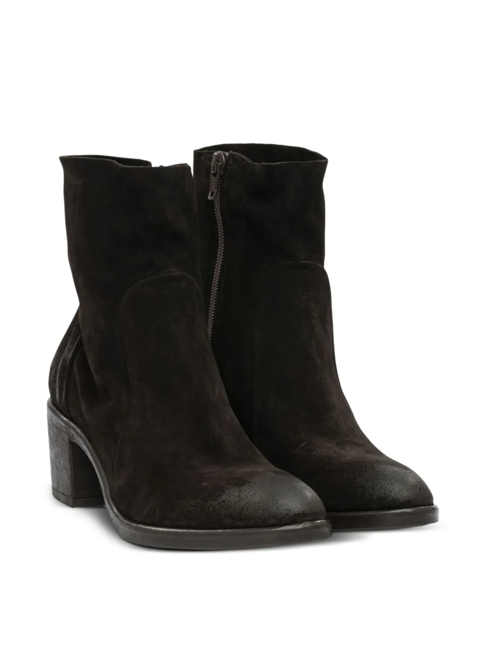 strategia shoes zip-detail block-heel boots | Ankle Boots | Image 2