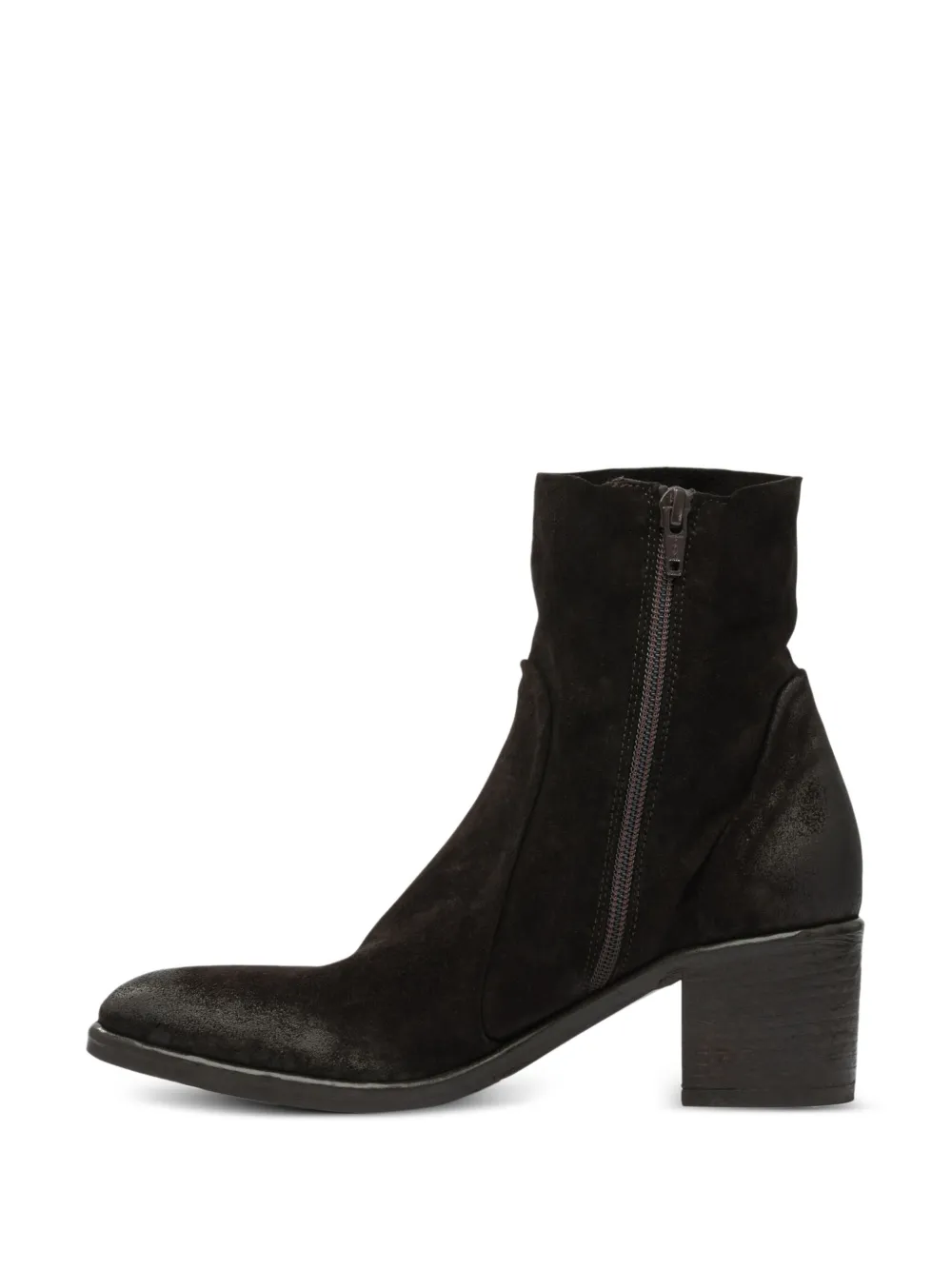strategia shoes Laarzen met blokhak en ritsdetail Zwart