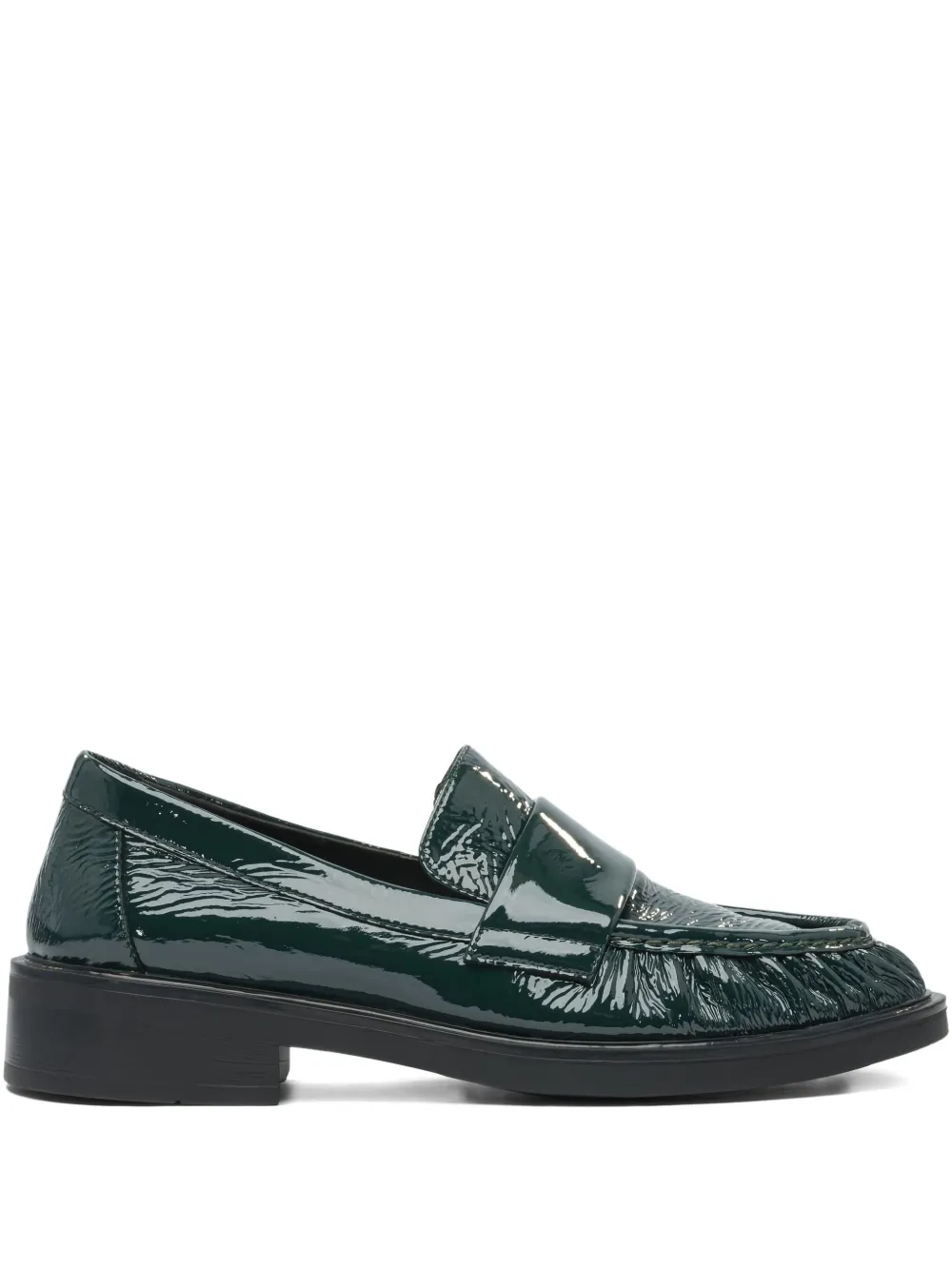 Strategia shoes leather loafers Green