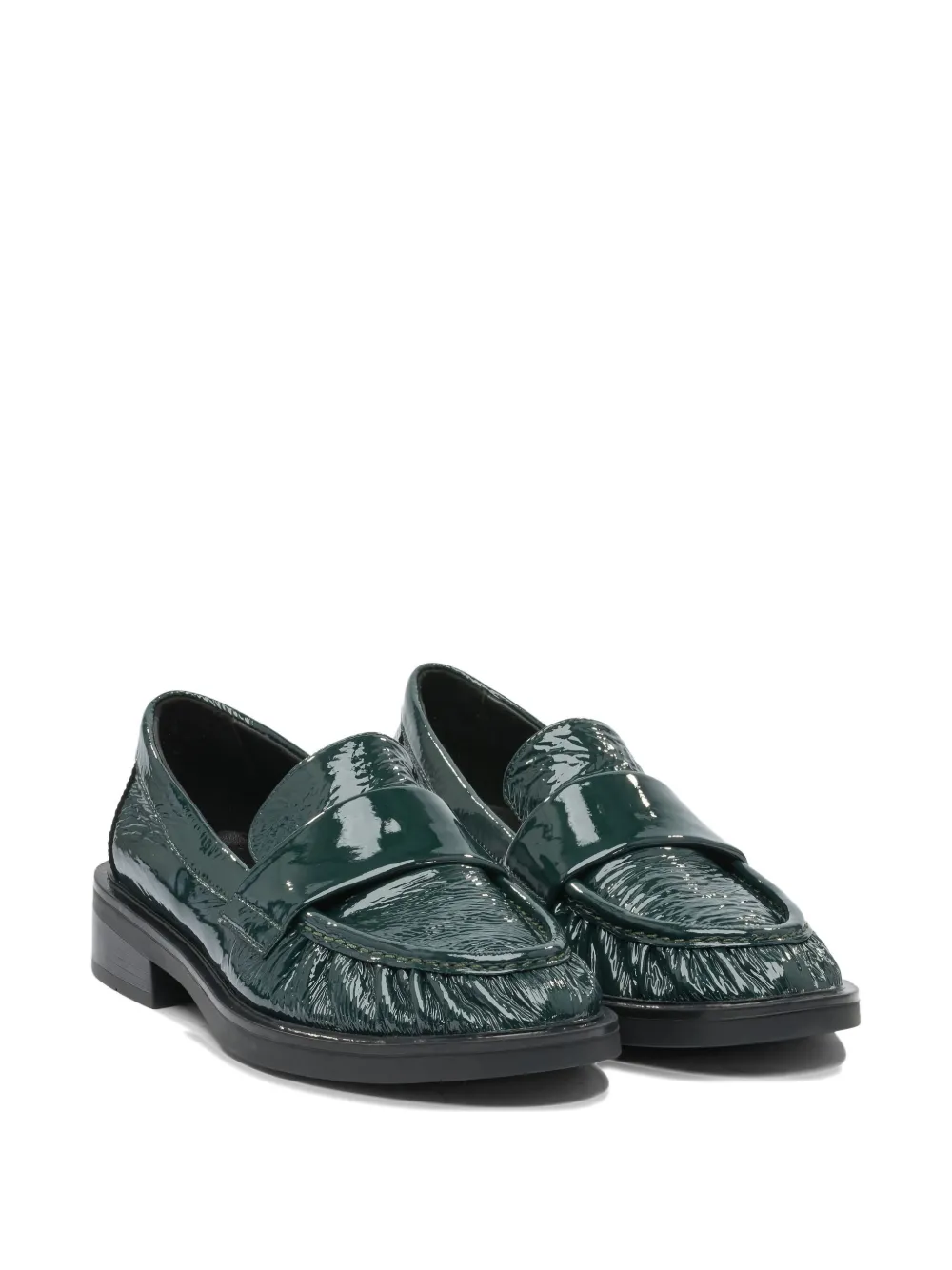 Strategia shoes leather loafers - Groen