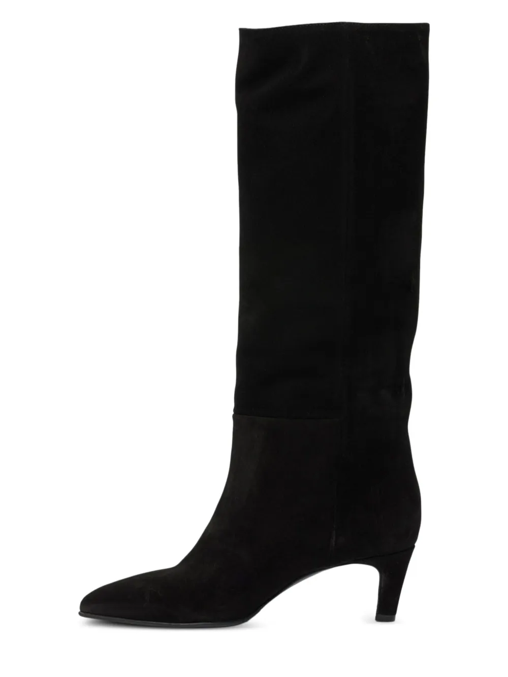 strategia shoes suede knee-length boots Black
