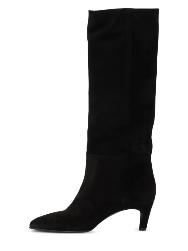Strategia Shoes Suede knee-length Boots Black FARFETCH IN