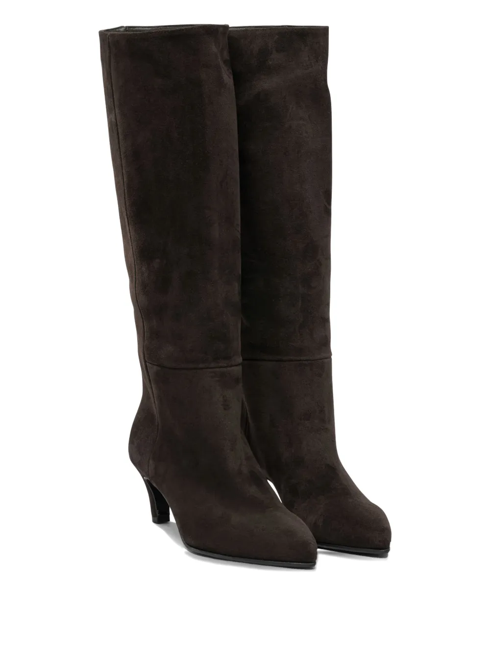 strategia shoes suede pointed-toe boots Brown