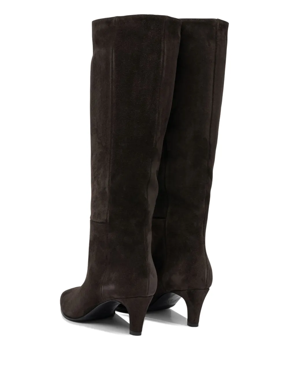 strategia shoes suede pointed-toe boots Brown