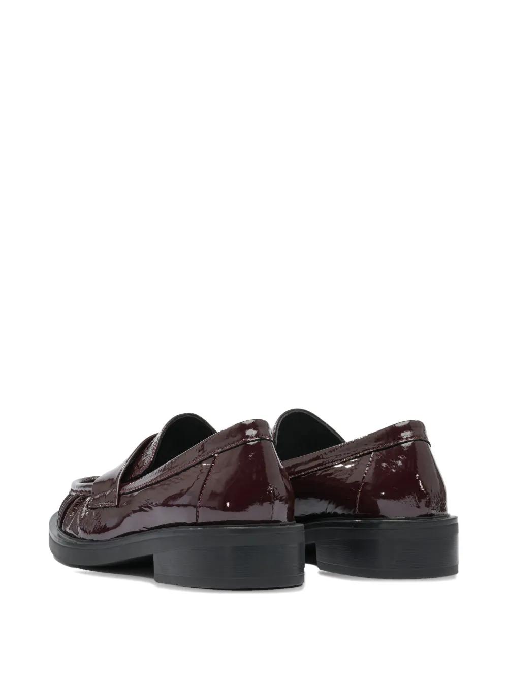 Strategia Shoes Patent Leather Loafers In Red