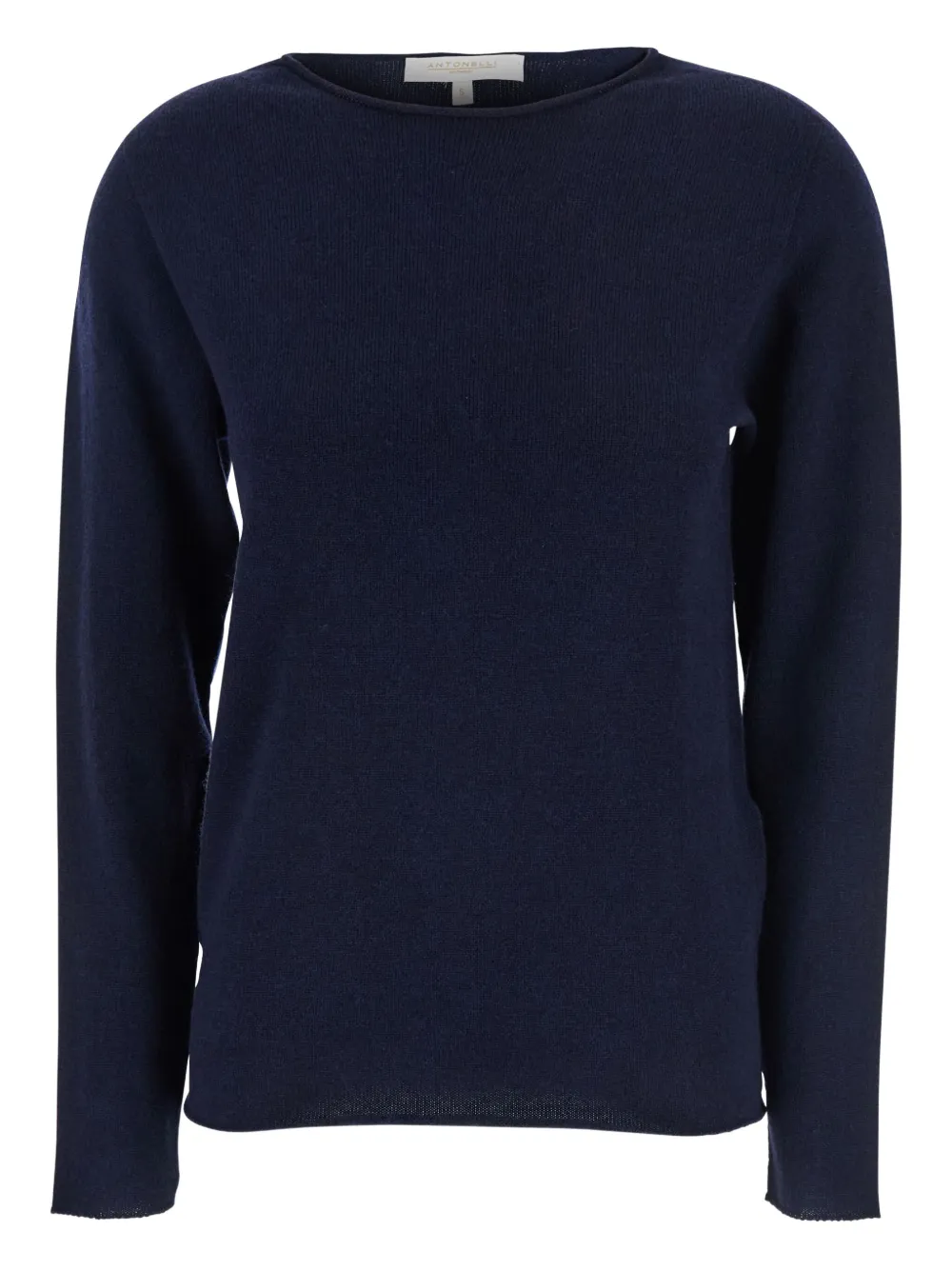 Antonelli raw-edge long-sleeve sweater | Blue | Image 1