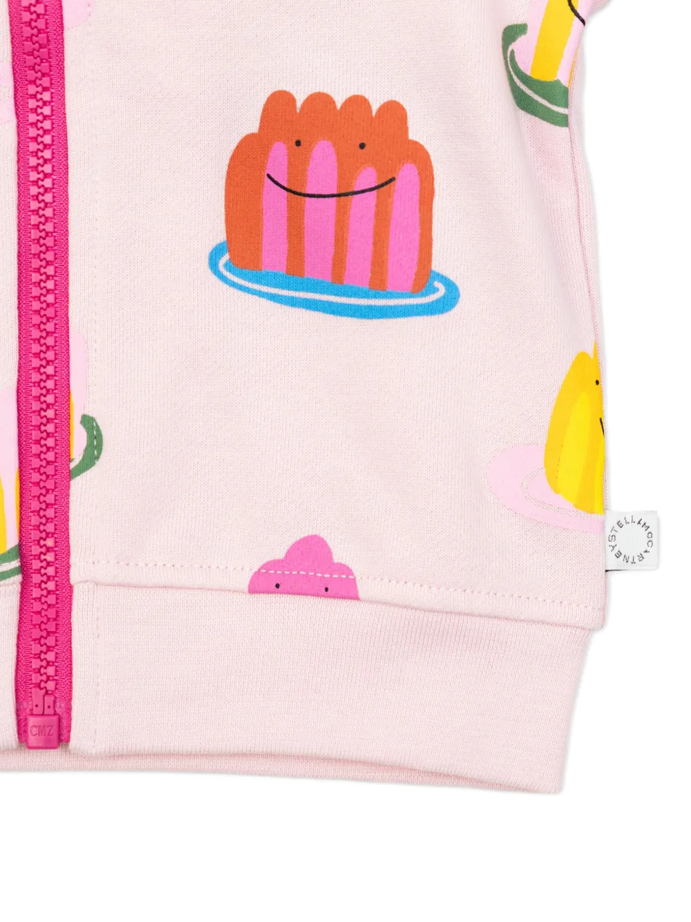 Stella McCartney Kids Hoodie met rits Roze