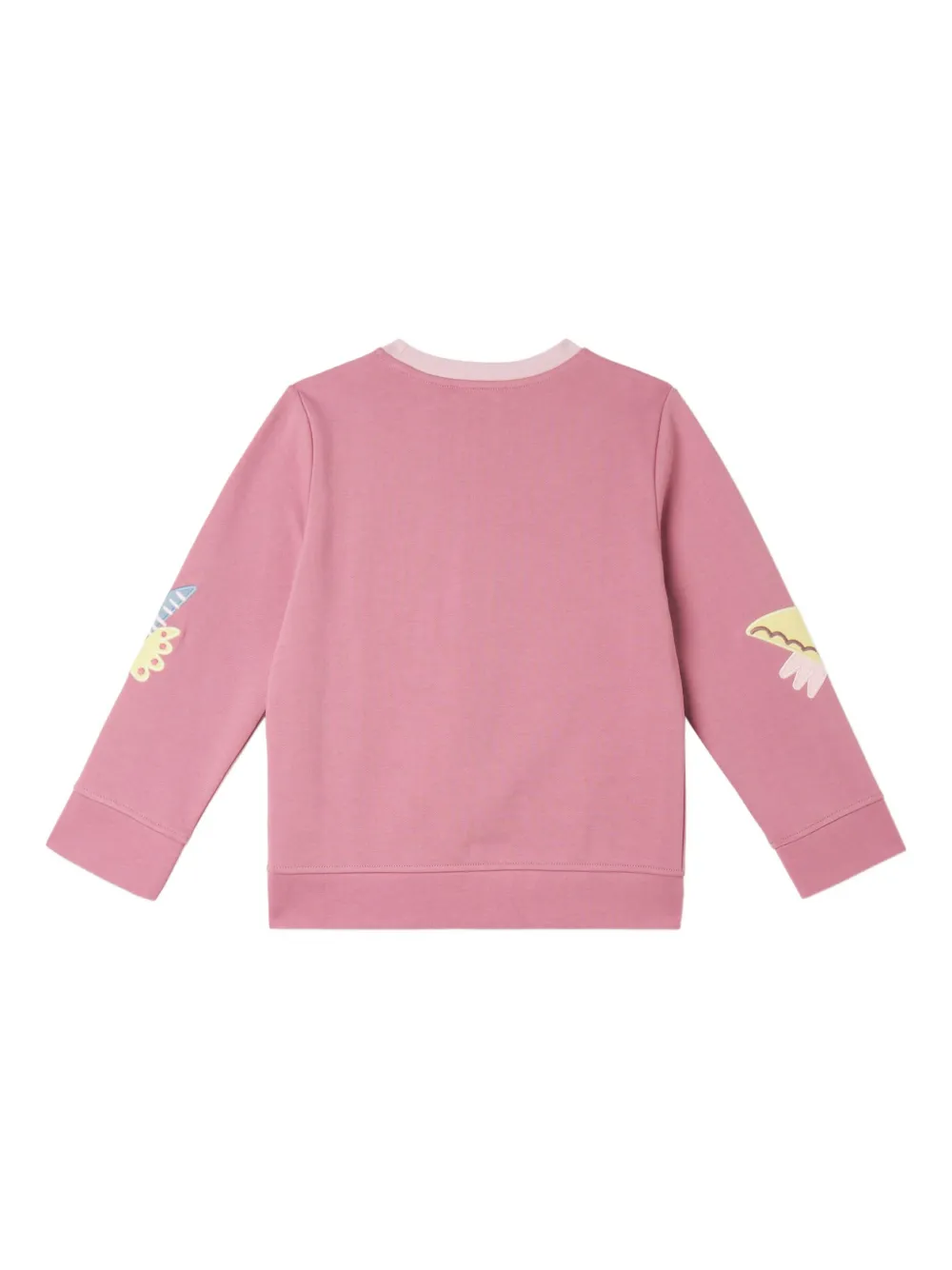 Stella McCartney Kids Sweater met geborduurde vogel Roze