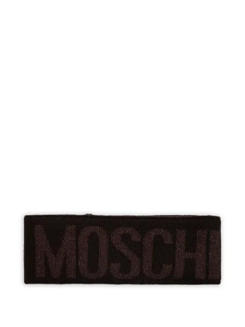 Moschino logo-detail headband