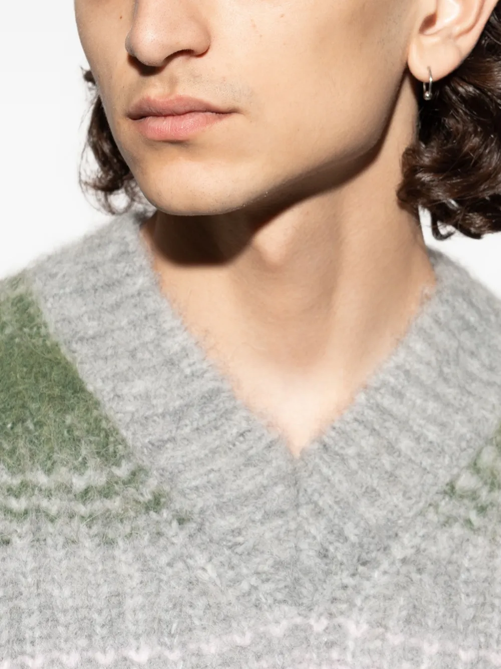 Kenzo Fleece-trimmed Baseball Cap In Neutral