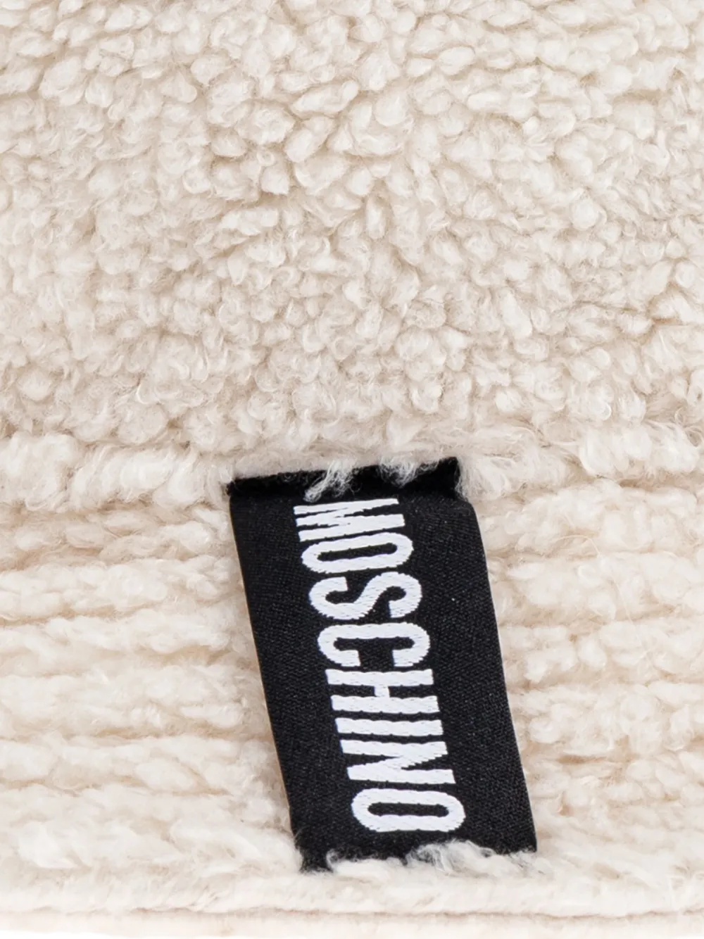 Moschino Teddy Bucket Hat In Neutral