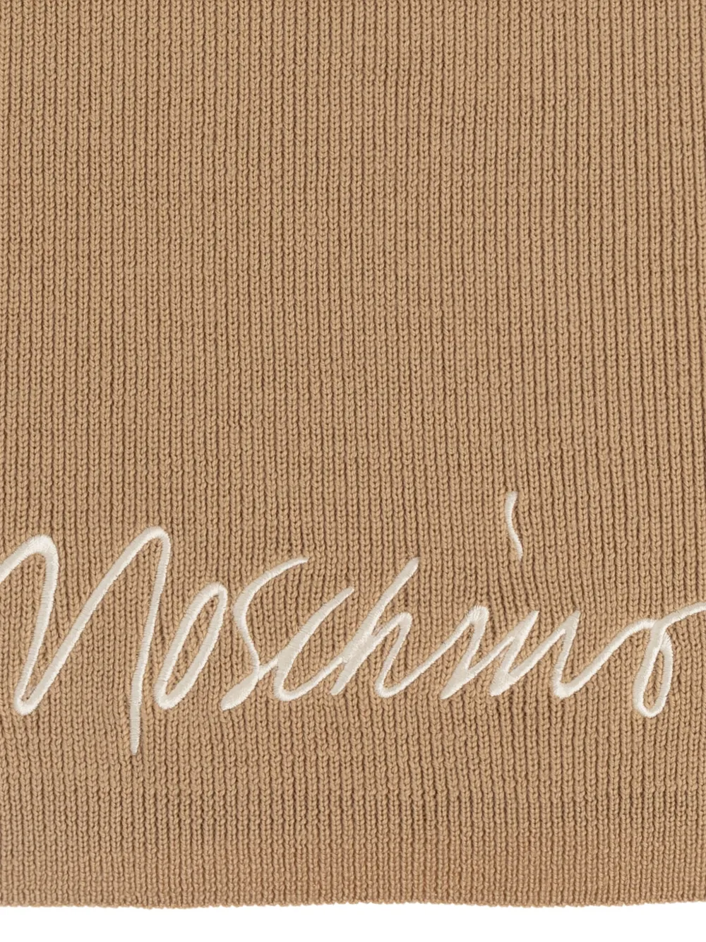 Moschino logo-embroidered panelled scarf | Women | Image 2