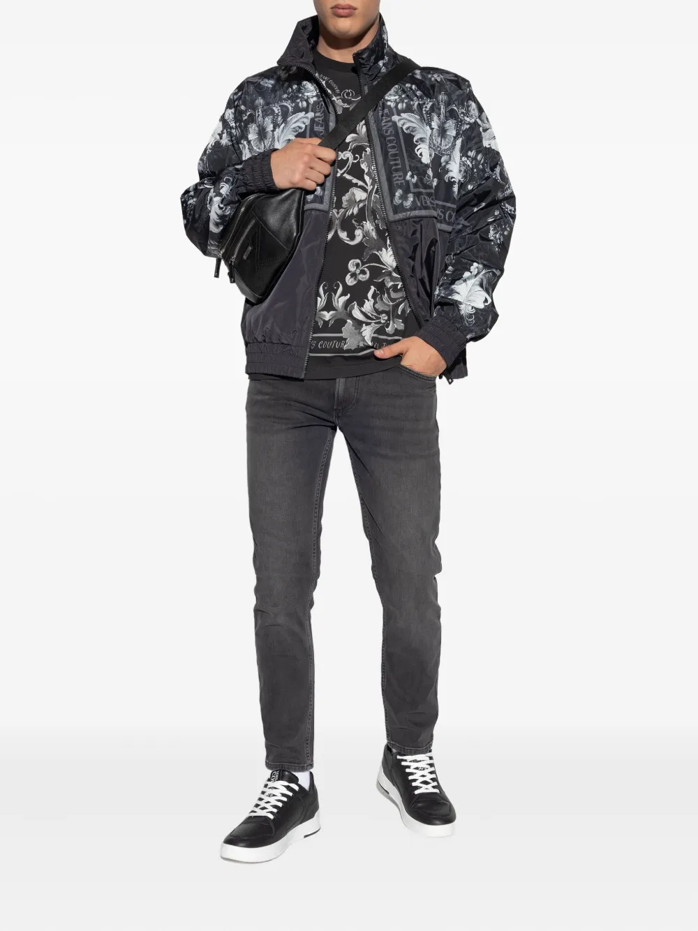 Versace Jeans Couture logo-plaque jeans - Grijs