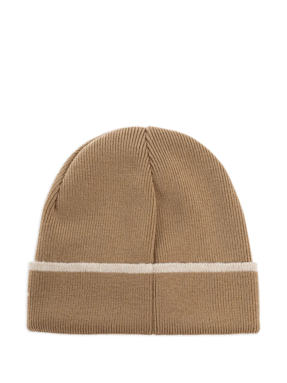 Moschino logo-embroidered ribbed beanie hat | Women | Image 2