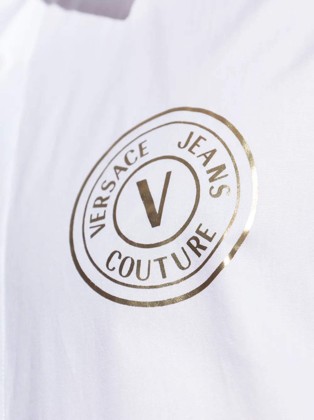 Versace Jeans Couture Overhemd met korte mouwen Wit