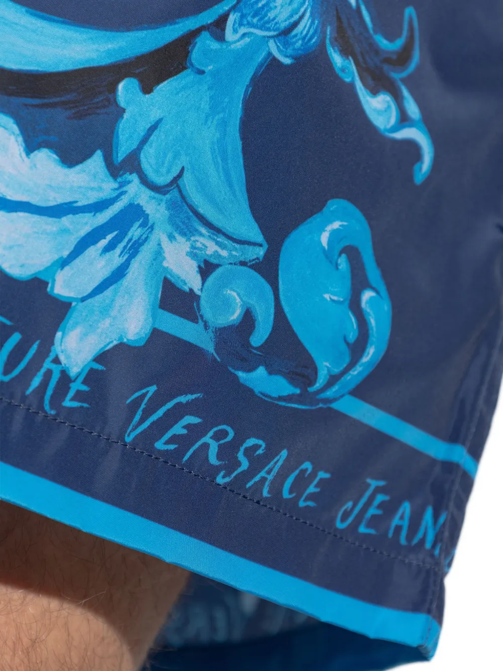 Versace Jeans Couture Shorts met trekkoord Blauw