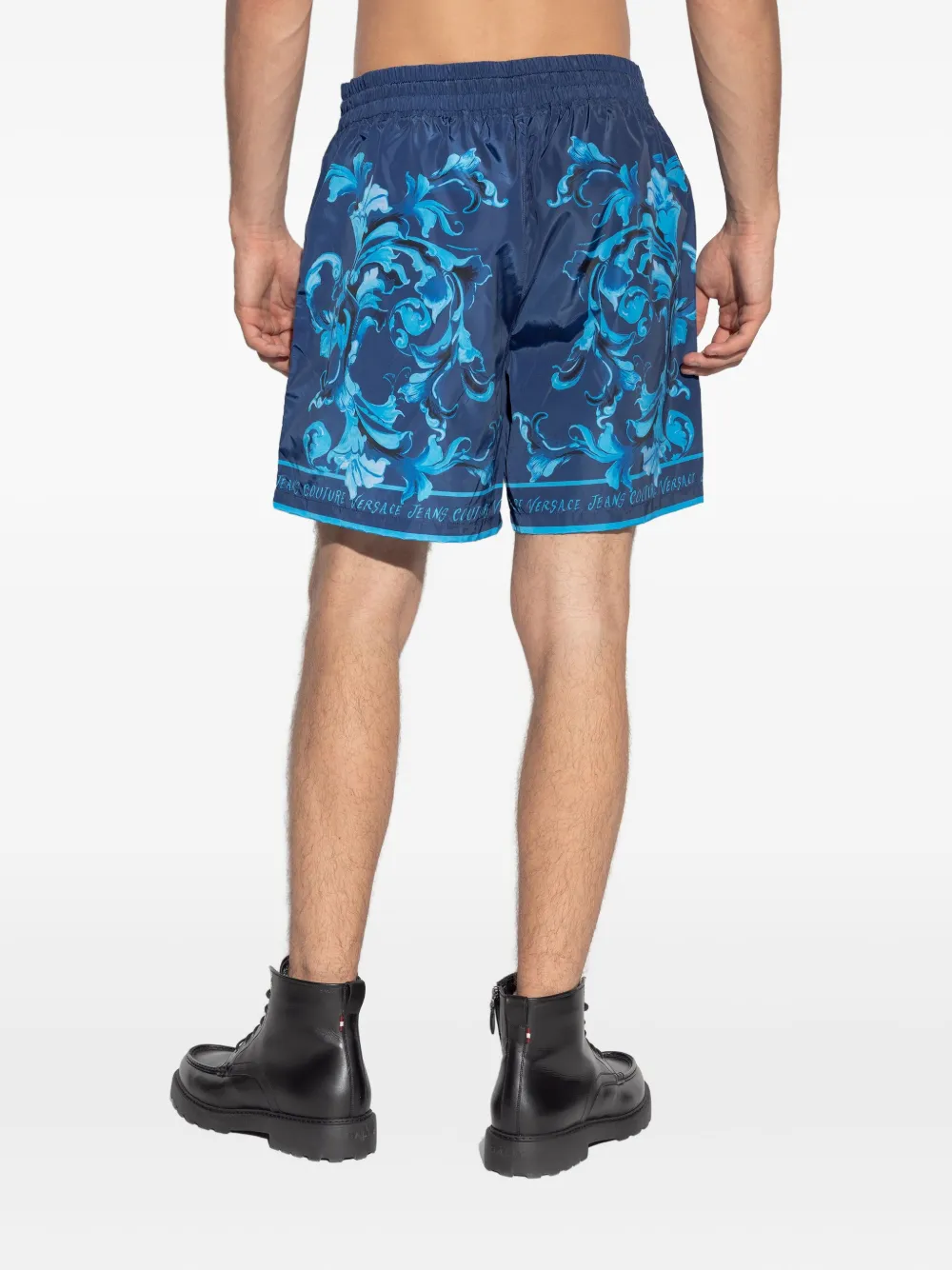Versace Jeans Couture Shorts met trekkoord Blauw